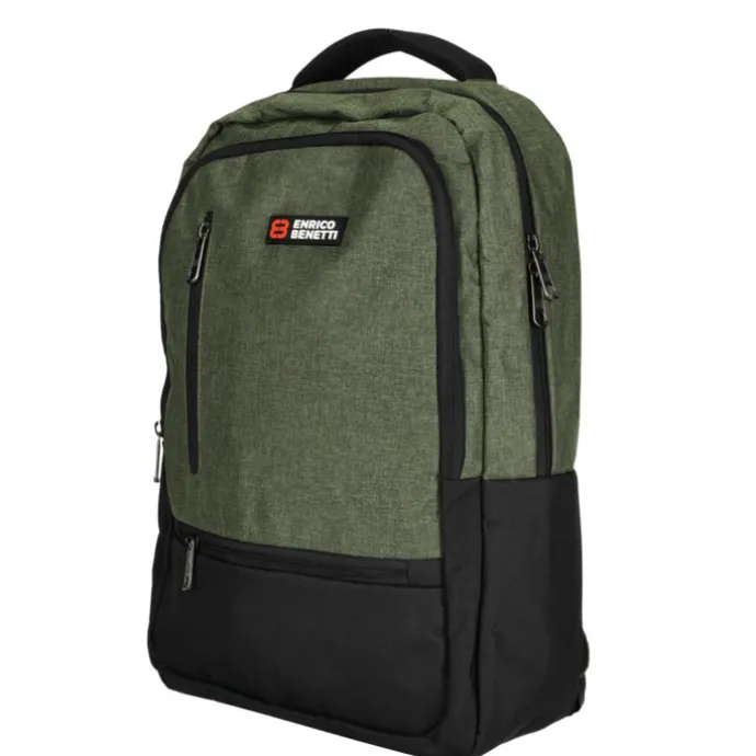Enrico Benetti Hamburg 15" Laptop Backpack olijfgroen