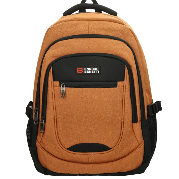 Enrico Benetti Hamburg 17'' Laptop Backpack rust