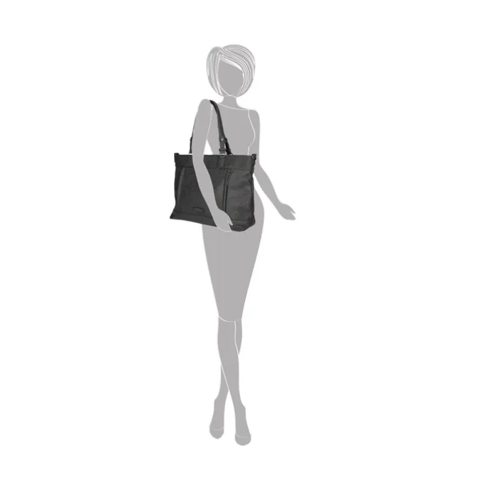 Enrico Benetti Ruby Shopper 15" black