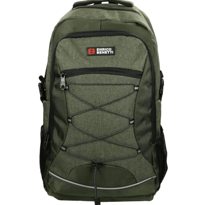 Enrico Benetti Yellow Stone 17'' Laptop Rugzak olijf