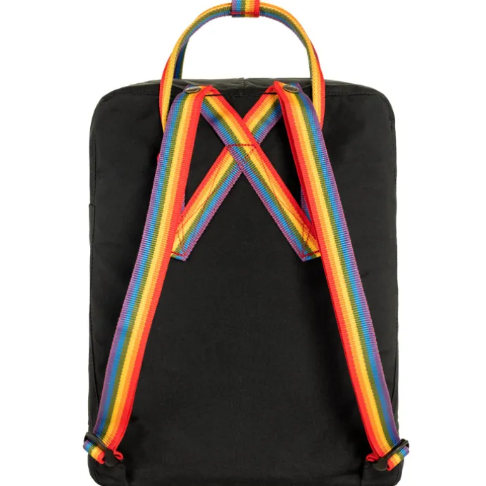 Fjallraven Kanken Rainbow black-rainbow pattern