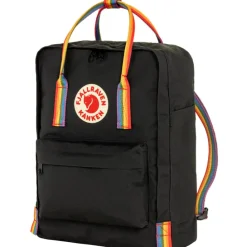 Fjallraven Kanken Rainbow black-rainbow pattern