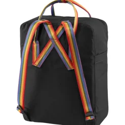Fjallraven Kanken Rainbow black-rainbow pattern