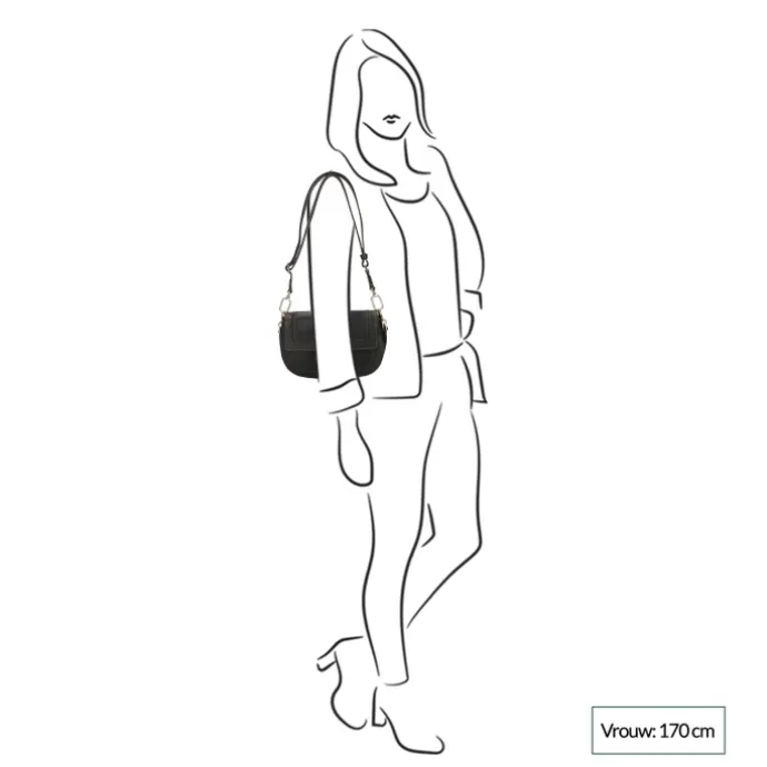 Furla Club 2 S Crossbody nero