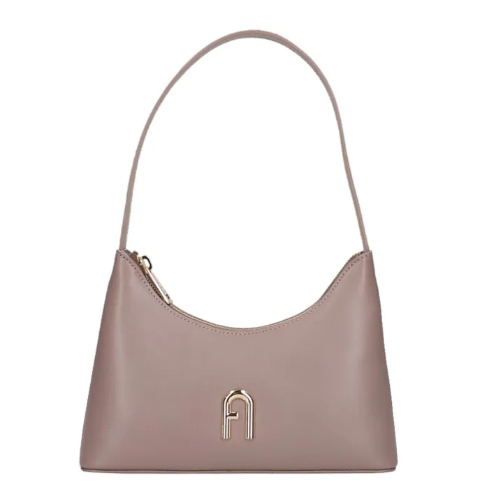 Furla Diamante Mini Shoulder Bag mauve