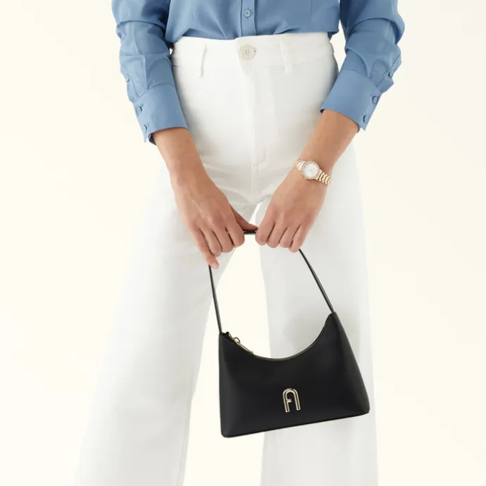 Furla Diamante Mini Shoulder Bag mauve