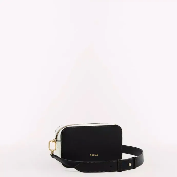Furla Primula Crossbody Mini nero/marshmallow