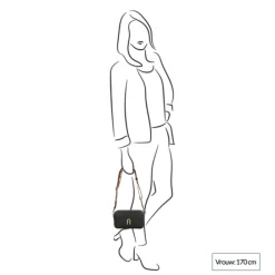 Furla Primula Mini C.Body Webbing Strap nero