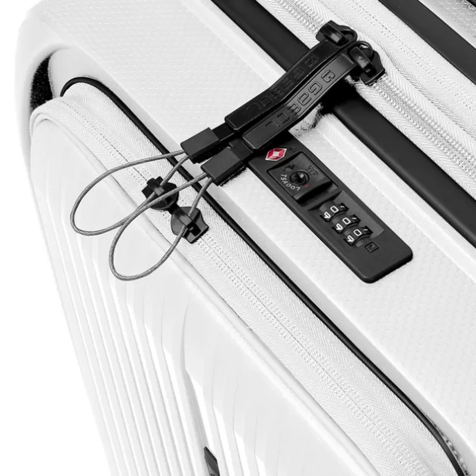 Gabol Brooklyn Cabin Trolley Front Pocket blanco