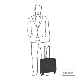 Gabol Piloto Pilot Case 4 Wheels 15.6" black