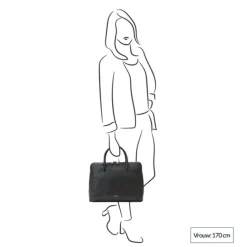 Gigi Fratelli Romance A4 laptop bag navy