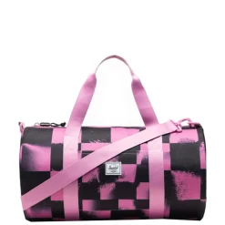 Herschel Supply Co. Classic Duffle Little Herschel stencil checker opera mauve