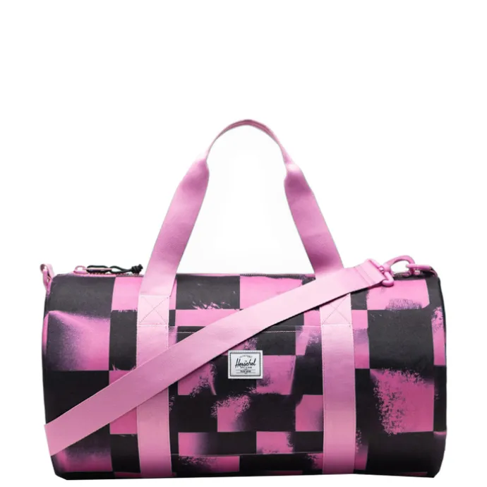 Herschel Supply Co. Classic Duffle Little Herschel stencil checker opera mauve