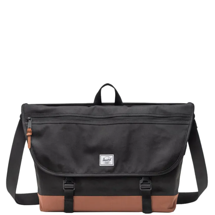 Herschel Supply Co. Cove Messenger black/saddle brown
