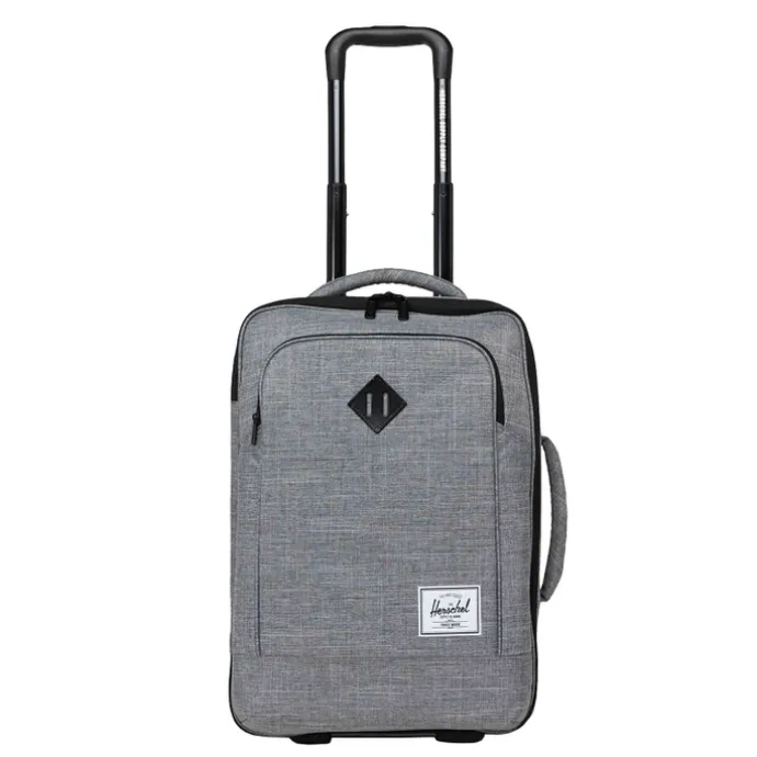 Herschel Supply Co. Heritage Softshell Large CarryOn Luggage raven crosshatch