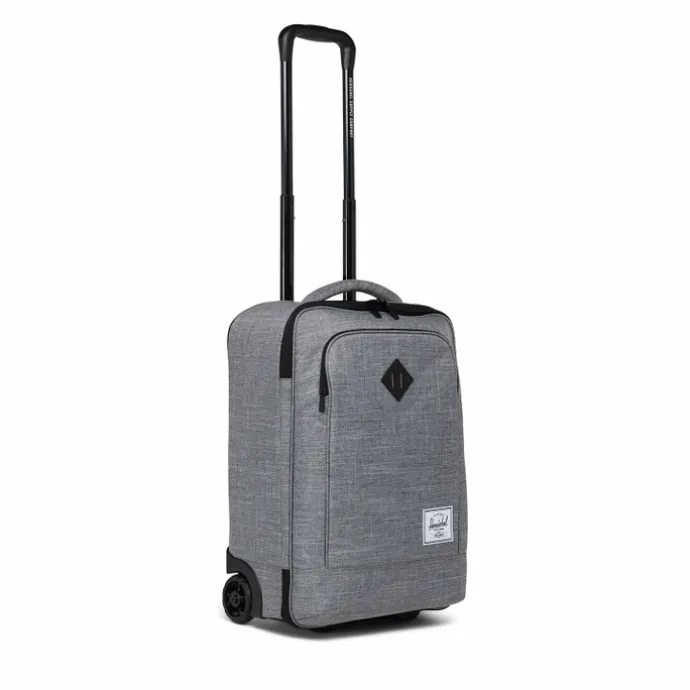 Herschel Supply Co. Heritage Softshell Large CarryOn Luggage raven crosshatch