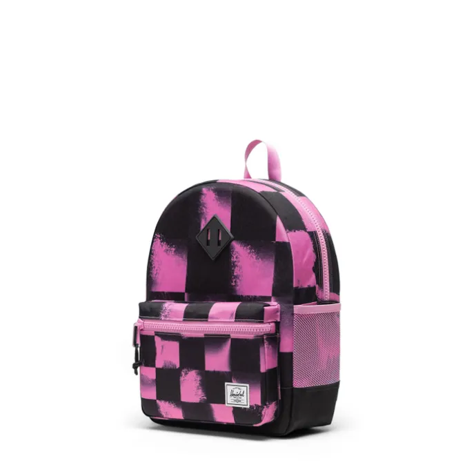 Herschel Supply Co. Heritage Kids Backpack stencil checker opera mauve