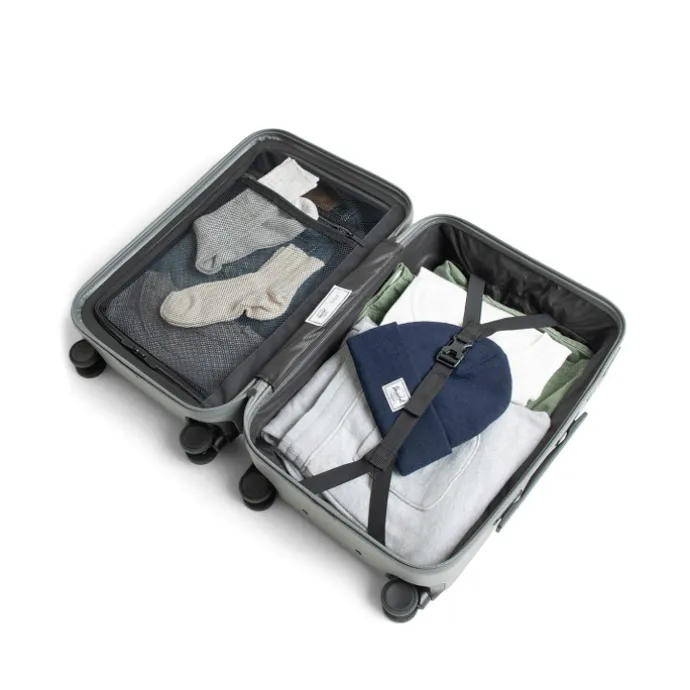 Herschel Supply Co. Heritage Hardshell Large CarryOn Luggage moonbeam