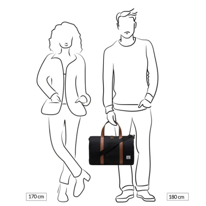 Herschel Supply Co. Novel Carry On Duffle black