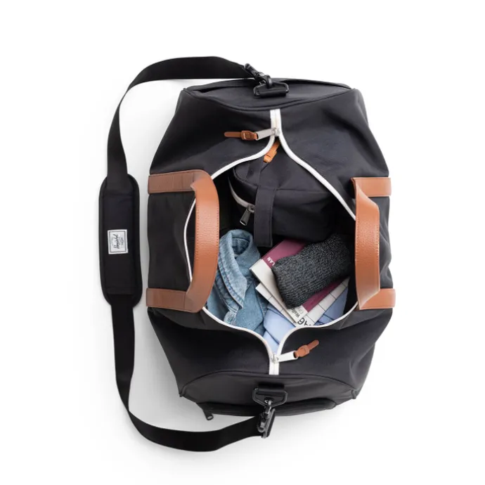 Herschel Supply Co. Novel Duffle light grey crosshatch