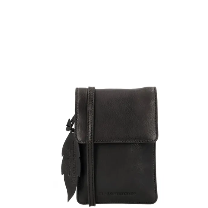 Hide & Stitches Earth Phonebag black