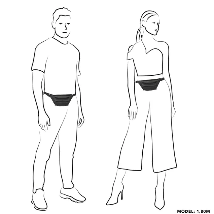 Hide & Stitches Idaho Azure Heuptas olijfgroen