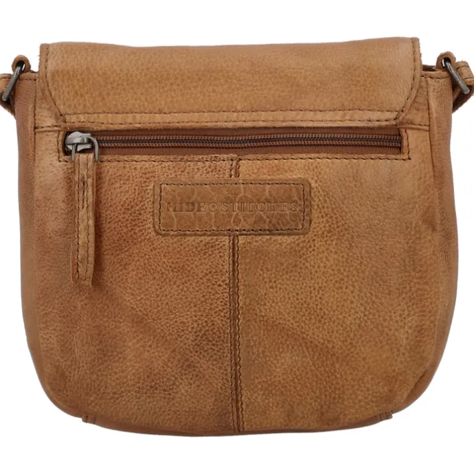 Hide & Stitches Idaho Crossbody Shoulderbag cognac