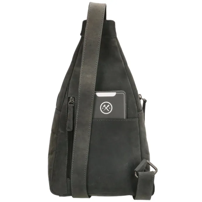 Hide & Stitches Idaho Radiant Schoudertas zwart