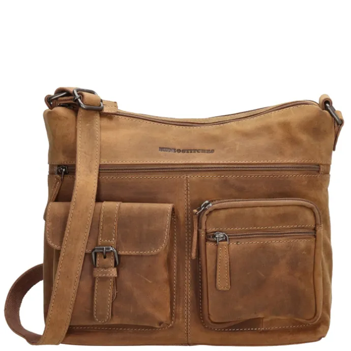 Hide & Stitches Idaho Shoulderbag brown