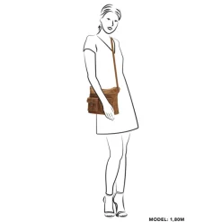 Hide & Stitches Idaho Shoulderbag brown