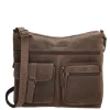 Hide & Stitches Idaho Shoulderbag darkbrown