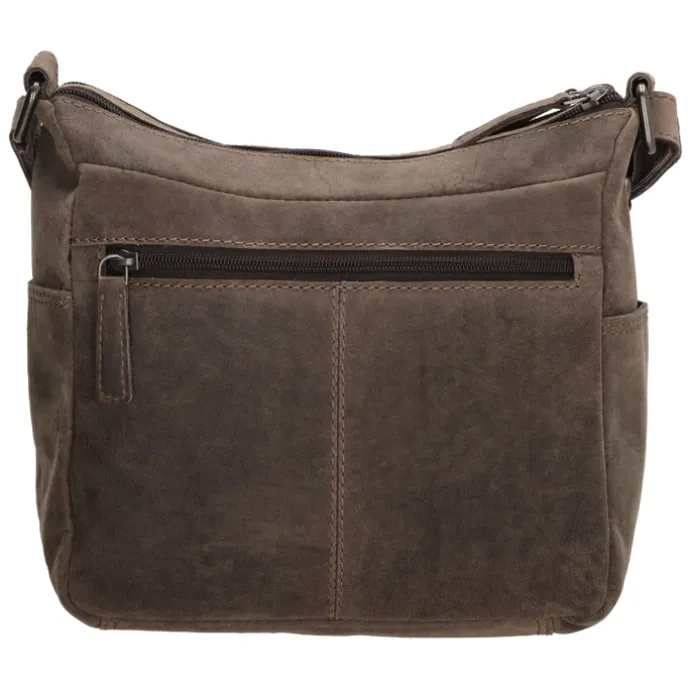 Hide & Stitches Idaho Shoulderbag darkbrown