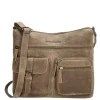 Hide & Stitches Idaho Shoulderbag darksand