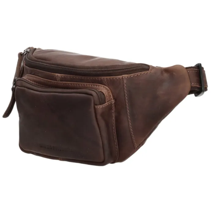 Hide & Stitches Japura Hipbag darkbrown