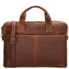 Hide & Stitches Japura Laptopbag cognac