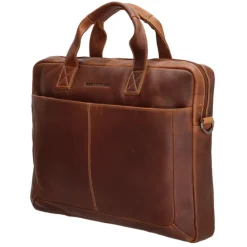 Hide & Stitches Japura Laptopbag cognac