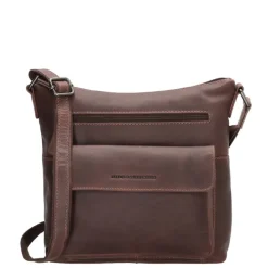 Hide & Stitches Japura Shoulderbag Large dark brown