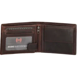 Hide & Stitches Japura Wallet darkbrown