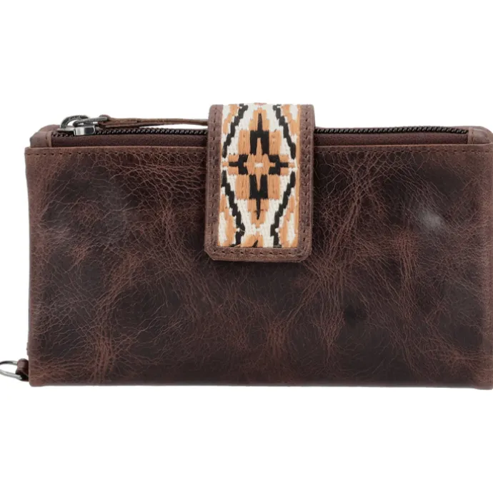 Hide & Stitches Next Navajo Wallet darkbrown