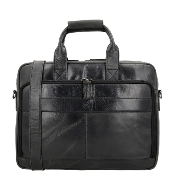 Hide & Stitches Next Navajo Laptopbag black