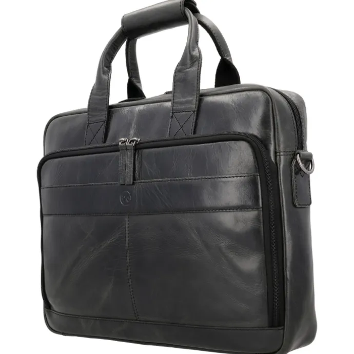 Hide & Stitches Next Navajo Laptopbag black