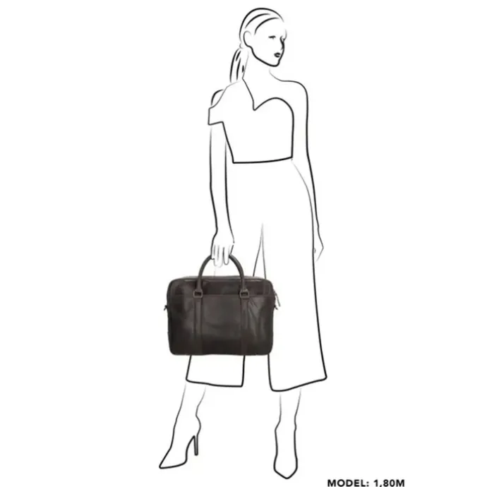 Hide & Stitches Next Navajo Laptopbag black