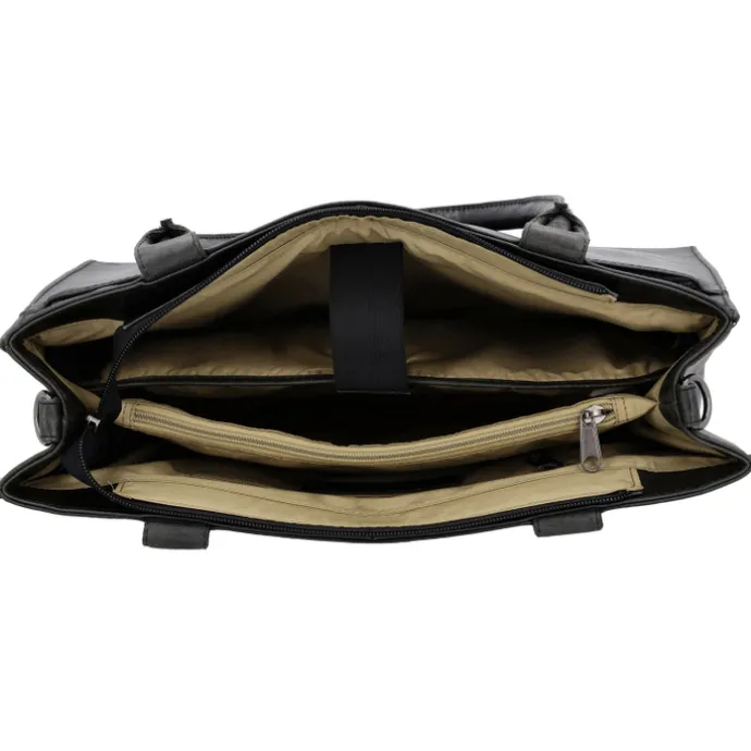Hide & Stitches Next Navajo Laptopbag black