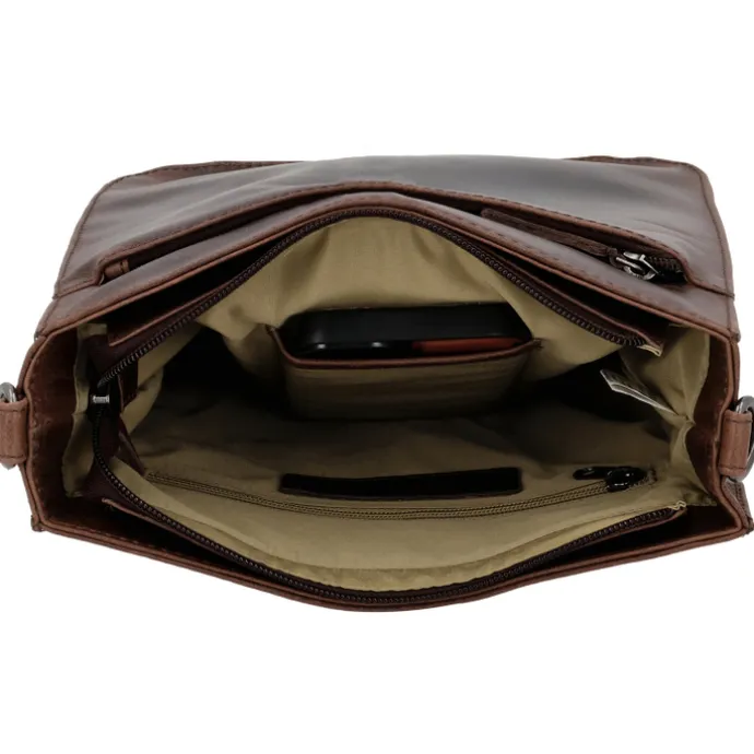 Hide & Stitches Next Navajo Shoulderbag darkbrown