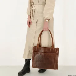 Hide & Stitches Next Navajo Laptopbag brown