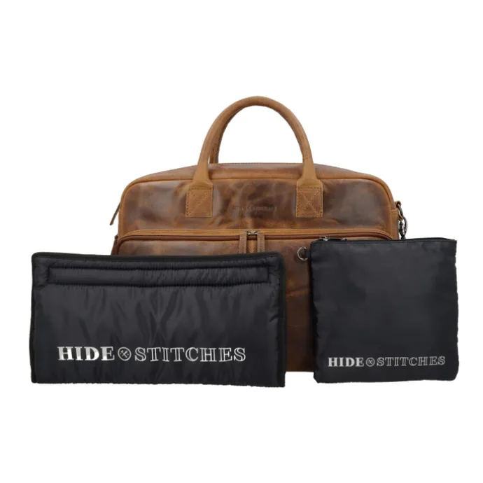 Hide & Stitches Next Navajo Diaperbag brown