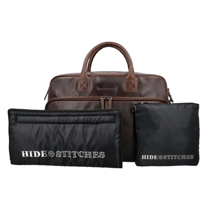 Hide & Stitches Next Navajo Diaperbag darkbrown