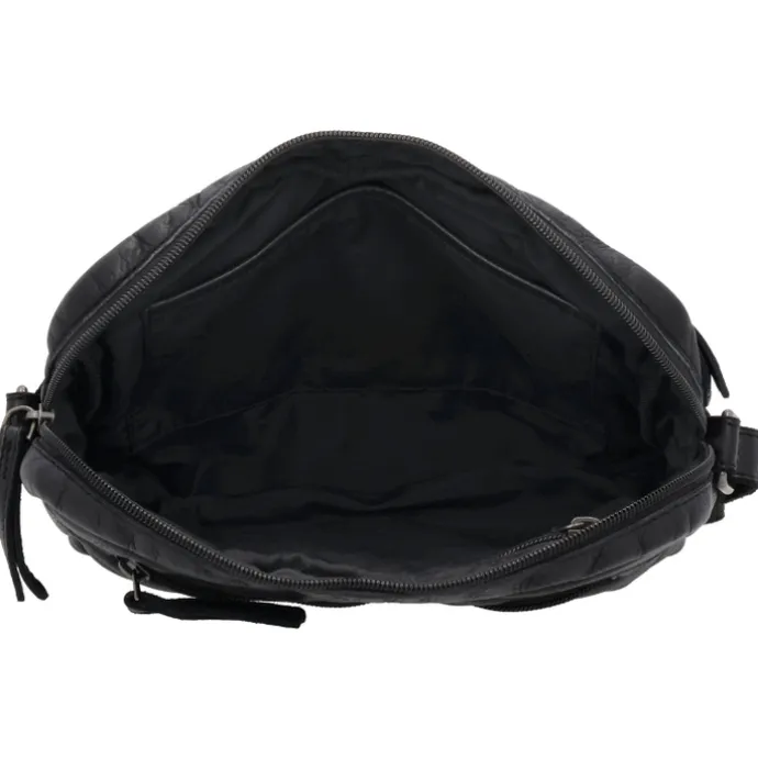 Hide & Stitches Paint Rock Shoulderbag black