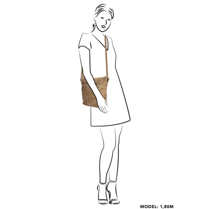 Hide & Stitches Paint Rock Shoulderbag sand
