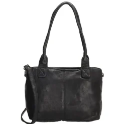 Hide & Stitches Paint Rock Shopper Shoulderbag black